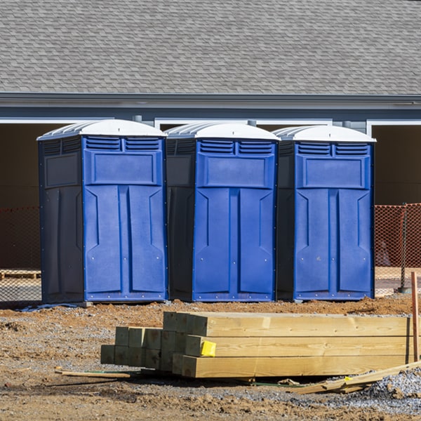 how can i report damages or issues with the porta potties during my rental period in Garrett Pennsylvania